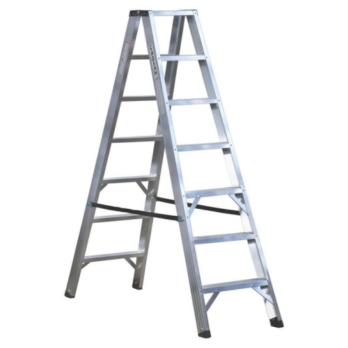 Стремянка профессиональная двухсторонняя Cagsan Everest-Pro 7 ступеней (арт. EVR-PRO7) от магазина ЛесКонПром.ру