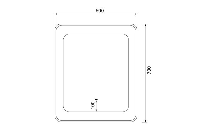 Зеркало с подсветкой IDDIS Esper 80548807 от магазина ЛесКонПром.ру