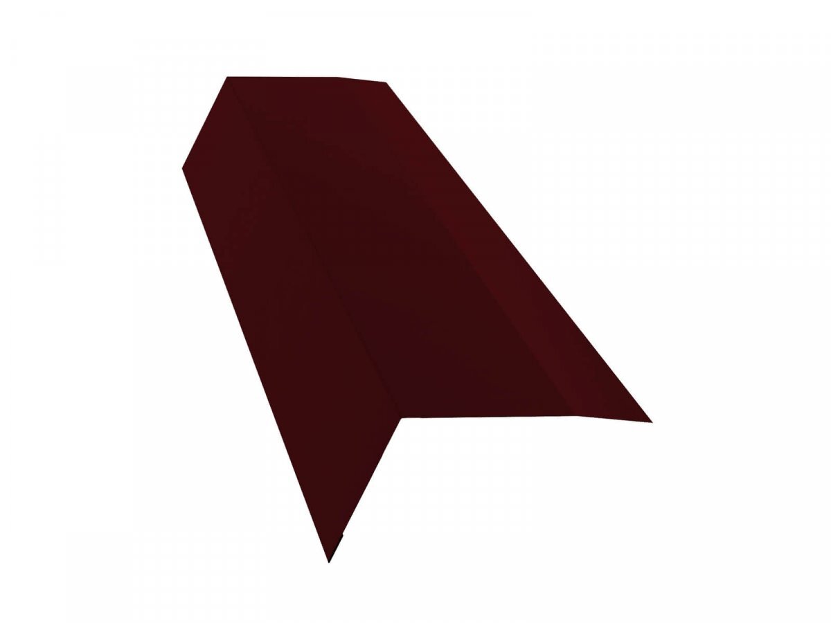 Планка карнизная GRAND LINE 100х65х2000 мм 0,5 мм Satin с пленкой RAL 3005 от магазина ЛесКонПром.ру