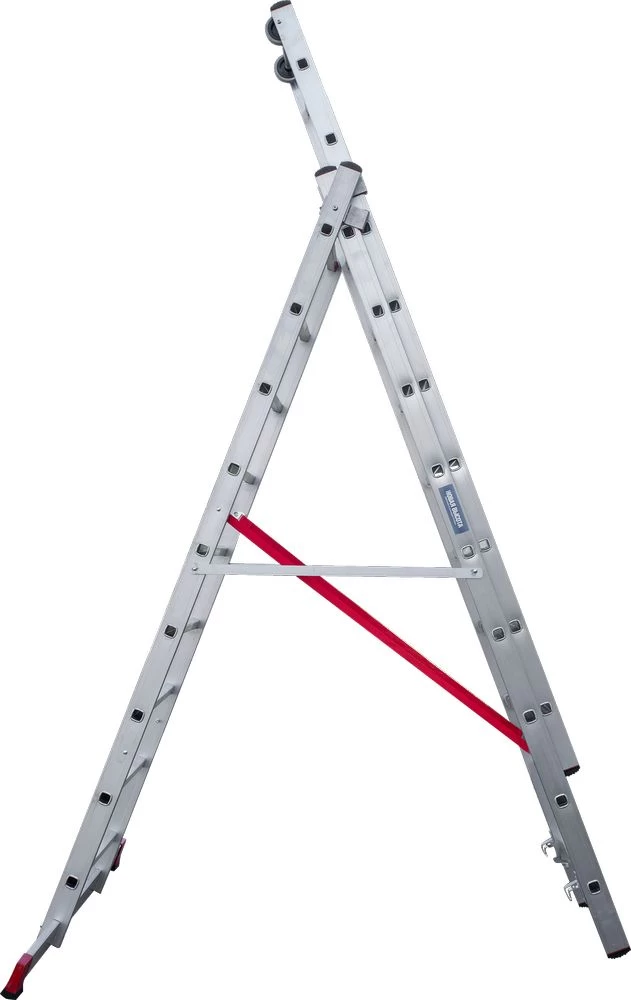 Лестница алюминиевая трехсекционная индустриальнаяНовая Высота 3x9 арт. 5230309 от магазина ЛесКонПром.ру