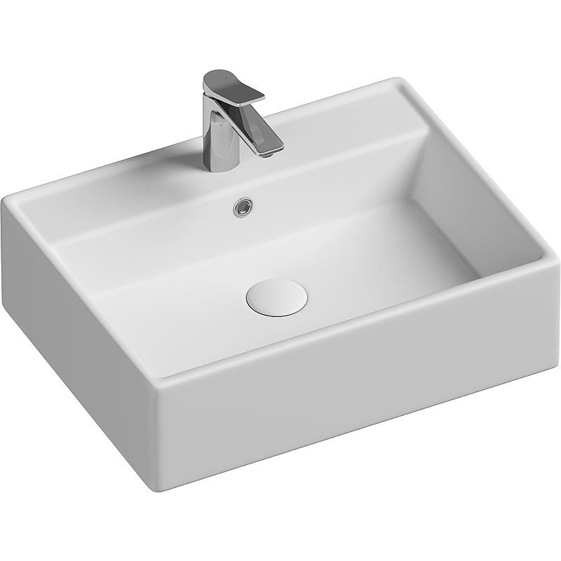 Раковина Ceramica Nova Element 59 CN6046 Белая от магазина ЛесКонПром.ру