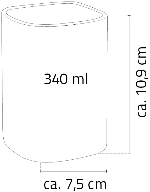Стакан Ridder Bella 2162101 от магазина ЛесКонПром.ру