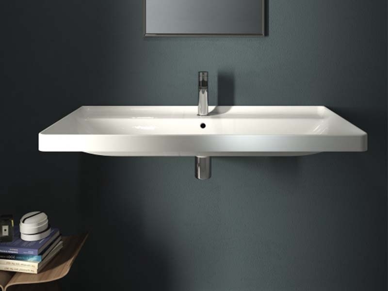 Раковина Hatria Canalgrande 100 Y1EL Белая от магазина ЛесКонПром.ру