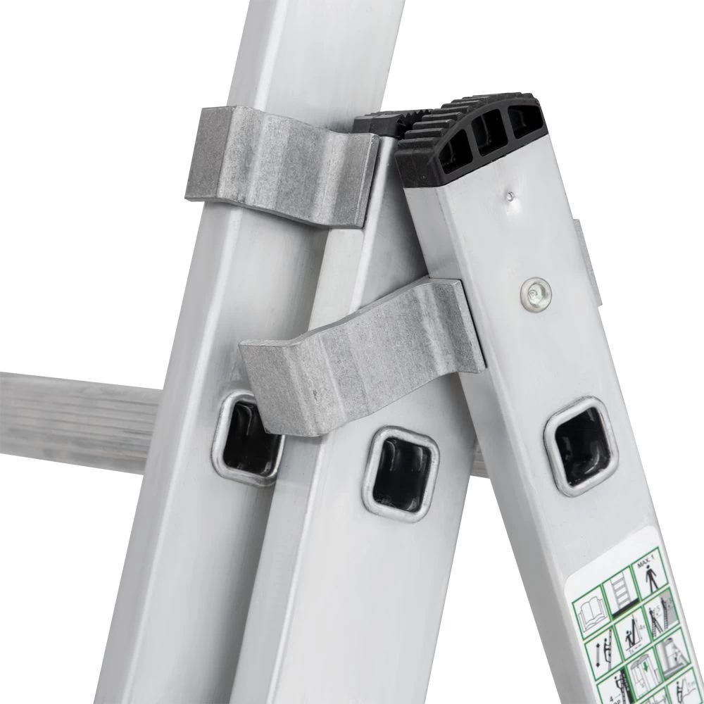 Лестница алюминиевая трехсекционная Новая Высота 3x16 арт. 1230316 от магазина ЛесКонПром.ру