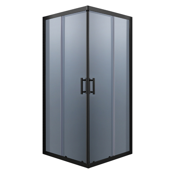 Душевое ограждение FLUMEN SCHWARZ II 90х90х195 см от магазина ЛесКонПром.ру