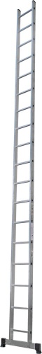 Лестница алюминиевая односекционная приставная Новая Высота  1х18 арт. 1210118 от магазина ЛесКонПром.ру