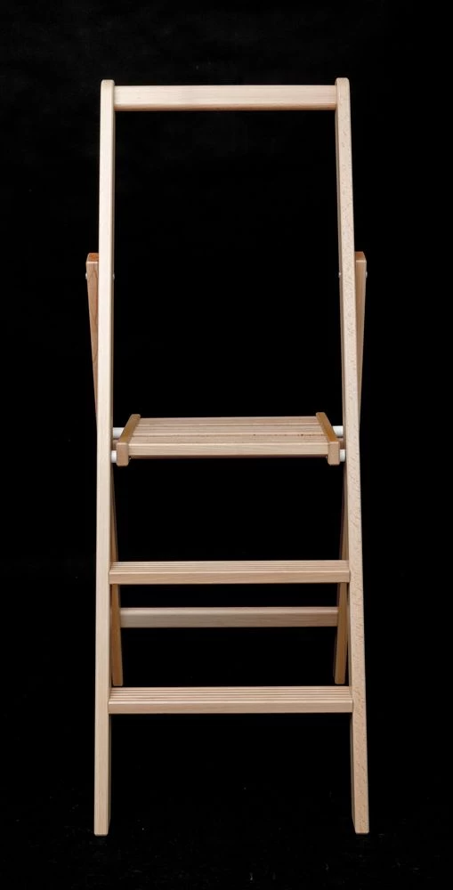 Стремянка деревянная Hoz-Block Батя 2 ступени Светлая (арт. СДБ-2С) от магазина ЛесКонПром.ру