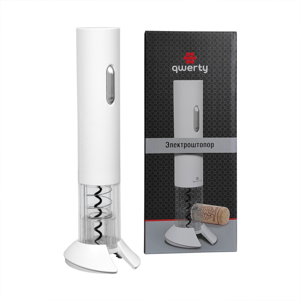 Электроштопор пластиковый белый от магазина ЛесКонПром.ру