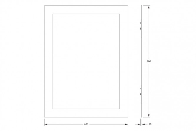 Зеркало EVOFORM Fasion 80372105 от магазина ЛесКонПром.ру