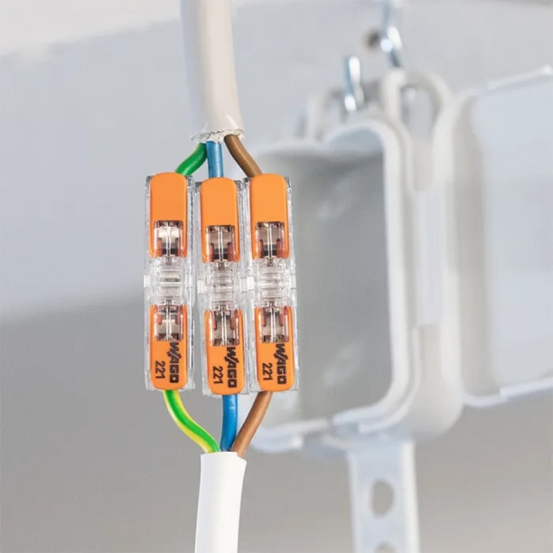 Клемма соединительная Wago 221-2411 3 шт от магазина ЛесКонПром.ру