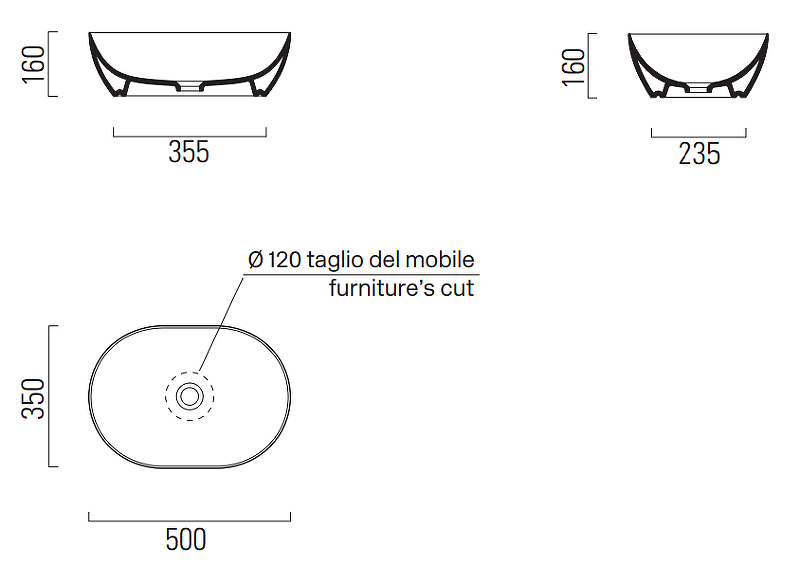 Раковина-чаша GSI Pura 50 886011 Белая от магазина ЛесКонПром.ру