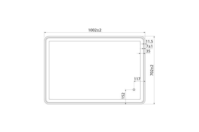 Зеркало IDDIS Cloud 80534427 от магазина ЛесКонПром.ру