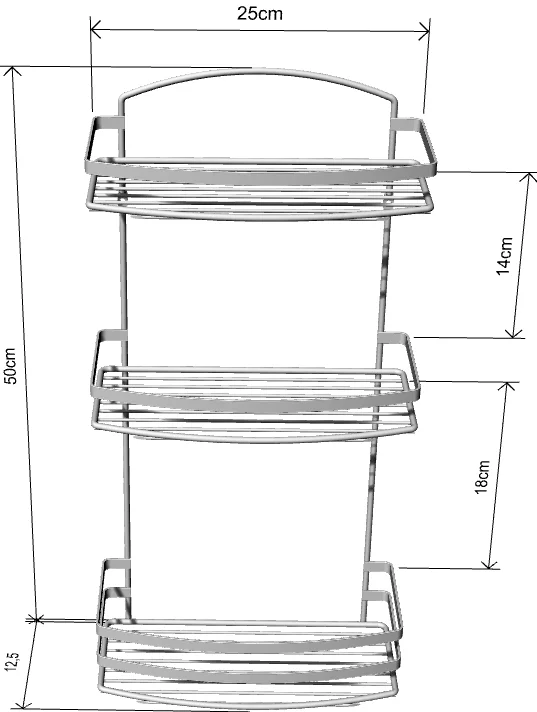 Полка Tekno-tel BK086SSS от магазина ЛесКонПром.ру