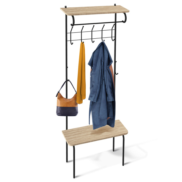 Гардероб сборный SHT-HW1 188,5х75х30 см от магазина ЛесКонПром.ру