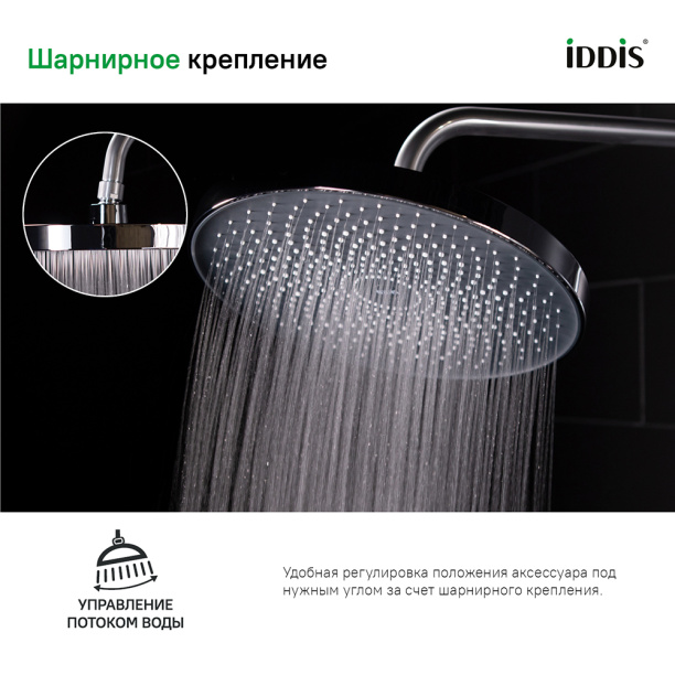 Верхний душ LEMARK 30х30 см хром от магазина ЛесКонПром.ру