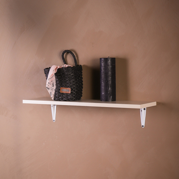 Кронштейн Практик 100х75 мм белый от магазина ЛесКонПром.ру