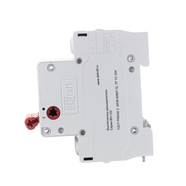 Выключатель-разъединитель DEKraft ВН-102 3п 40 А от магазина ЛесКонПром.ру
