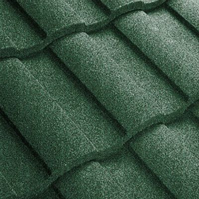 Композитная черепица Metrotile (Бельгия) MetroRoman зеленая от магазина ЛесКонПром.ру