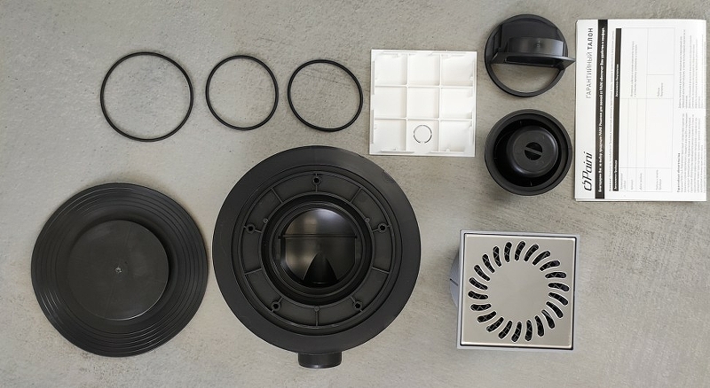 Душевой трап Paini 381A с решеткой Хром от магазина ЛесКонПром.ру