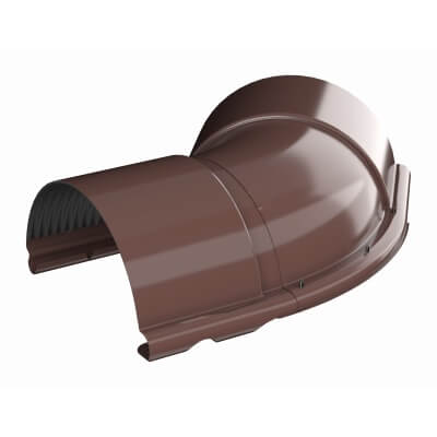 ТЕХНОНИКОЛЬ Металлическая водосточная система Стандарт, внешний угол 135°, коричневый от магазина ЛесКонПром.ру