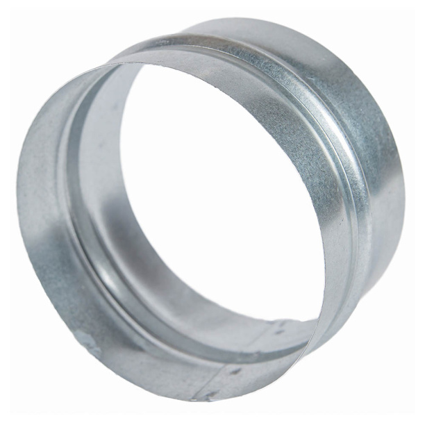 Соединитель оцинкованный d125 мм от магазина ЛесКонПром.ру
