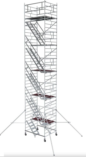 ВЫШКА МОДУЛЬНАЯ АЛЮМИНИЕВАЯ megal -BMA1400/11 С ЛЕСТНИЦЕЙ от магазина ЛесКонПром.ру