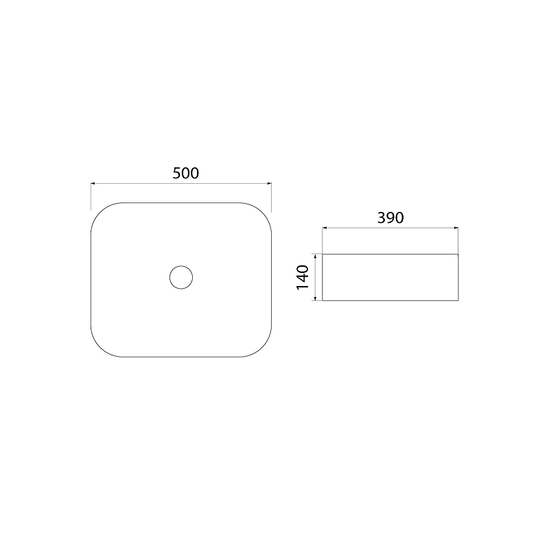 Раковина-чаша Iddis Bridge 50 BRIWS05i27 Белая глянцевая от магазина ЛесКонПром.ру