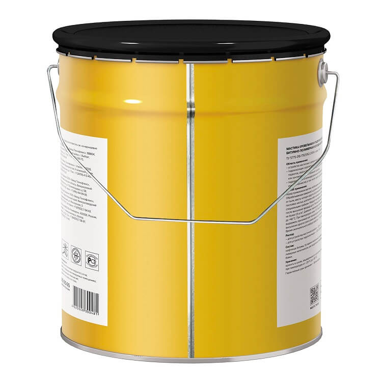 Мастика защитная алюминиевая ТЕХНОНИКОЛЬ № 57, 20 кг от магазина ЛесКонПром.ру