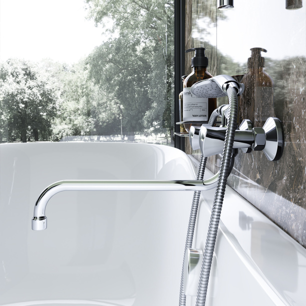 Смеситель для ванны Damixa Object с длинным изливом от магазина ЛесКонПром.ру