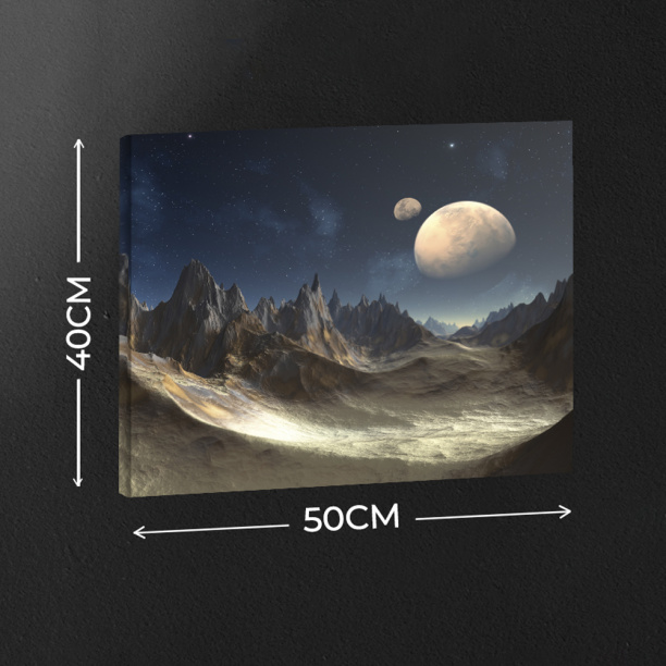 Канвас 50х40 см Неоновые тропики от магазина ЛесКонПром.ру