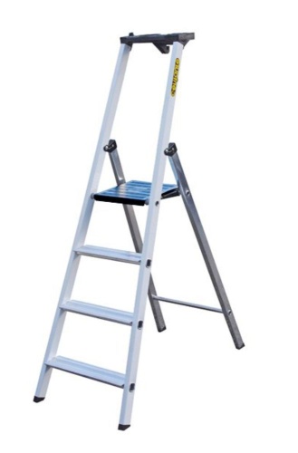 Стремянка профессиональная анодированная Centaure МB 8 ступеней (арт.238208) от магазина ЛесКонПром.ру