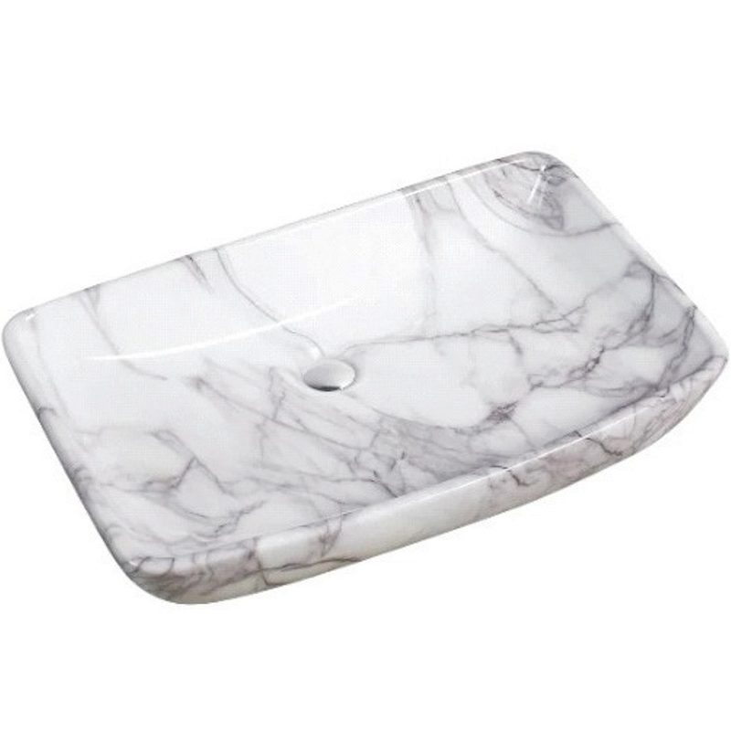 Раковина-чаша SantiLine 70 SL-7027 Белый мрамор от магазина ЛесКонПром.ру