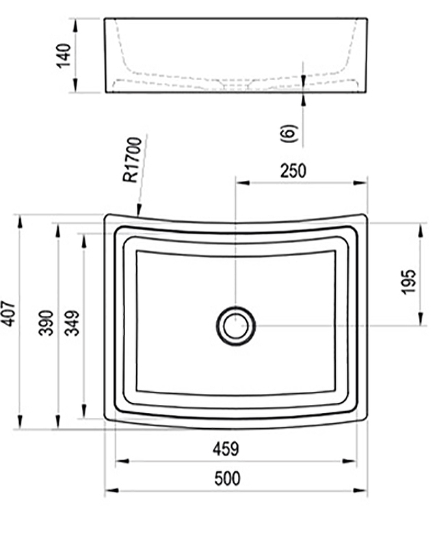 Раковина-чаша Ravak Formy 02 50 XJM01250000 Белая от магазина ЛесКонПром.ру