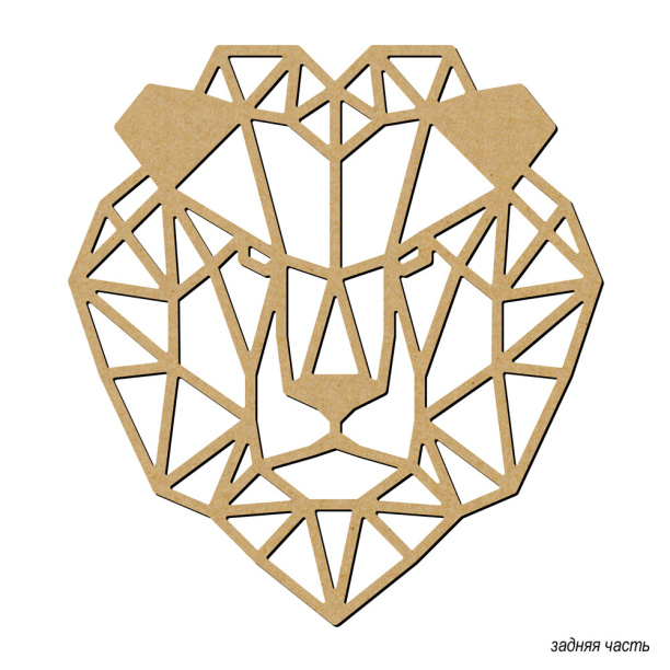 Декопанно 36х39 см Лев от магазина ЛесКонПром.ру