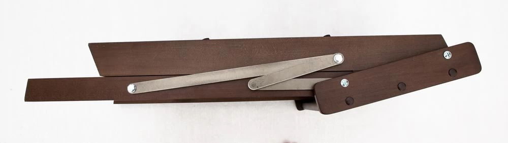 Стремянка-табурет деревянная Hoz-Block Джексон 3 ступени Венге (арт. СДТД-3В) от магазина ЛесКонПром.ру