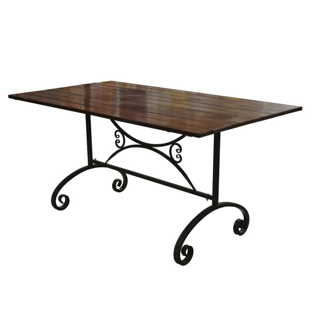 Стол Дачный металлический 150х82х75 см от магазина ЛесКонПром.ру