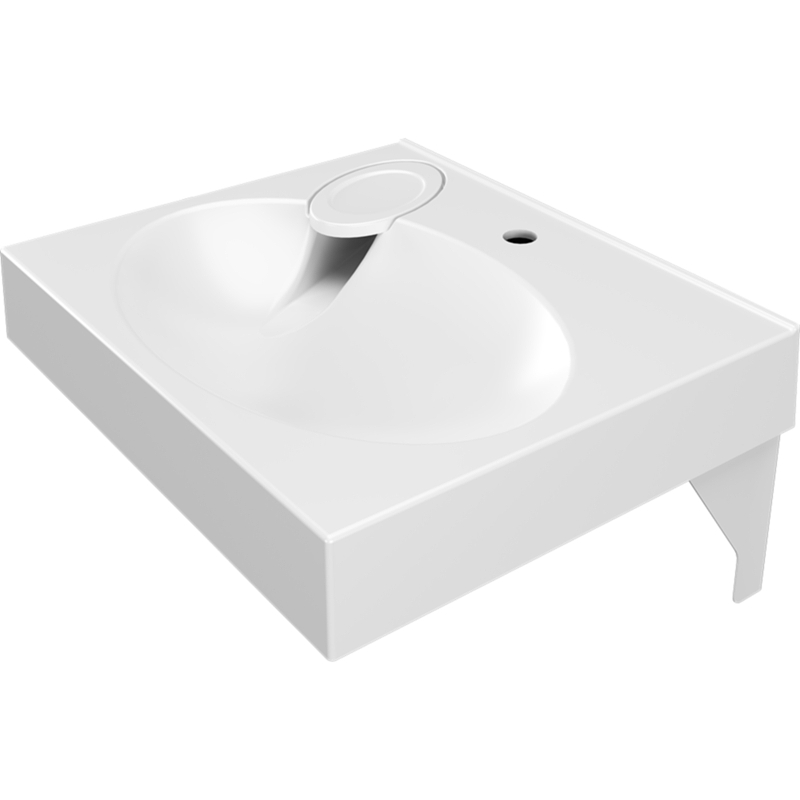 Раковина Paola Liguria 60x50 на стиральную машину Белая глянцевая от магазина ЛесКонПром.ру