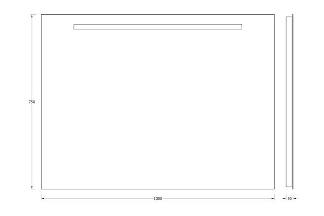 Зеркало EVOFORM Lumline 80372813 от магазина ЛесКонПром.ру