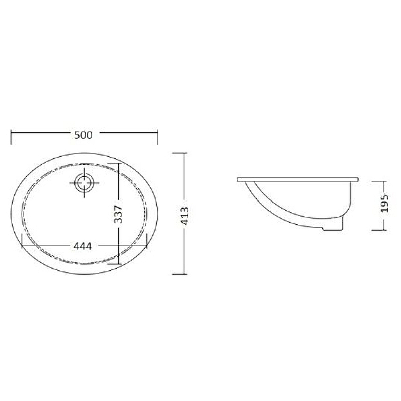 Раковина Devon&Devon White 50 2RALS50 Белая от магазина ЛесКонПром.ру