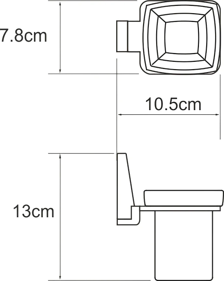 Стакан Wasserkraft Abens K-3228 от магазина ЛесКонПром.ру