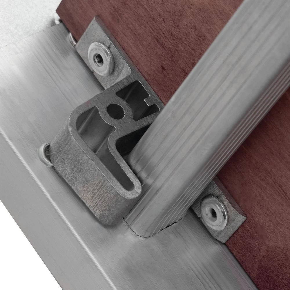 Алюминиевая четырехсекционная лестница-трансформер 340 мм NV2320 НОВАЯ ВЫСОТА 4Х5 арт.2320405 от магазина ЛесКонПром.ру