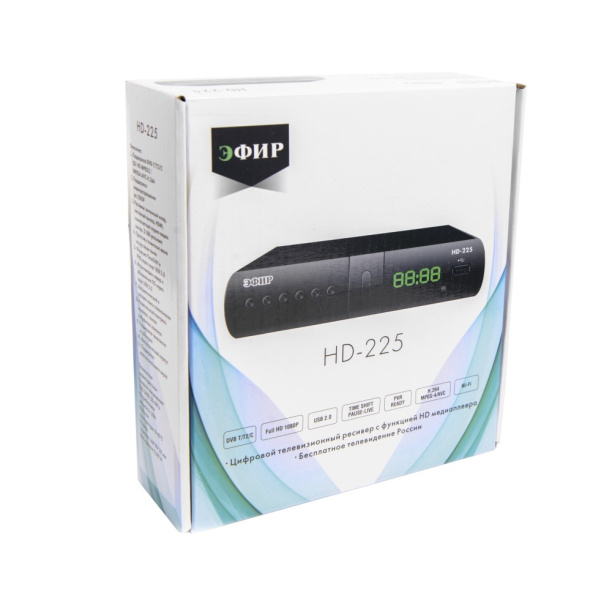 Цифровая приставка ТВ Эфир DVB-T2 HD-225 от магазина ЛесКонПром.ру