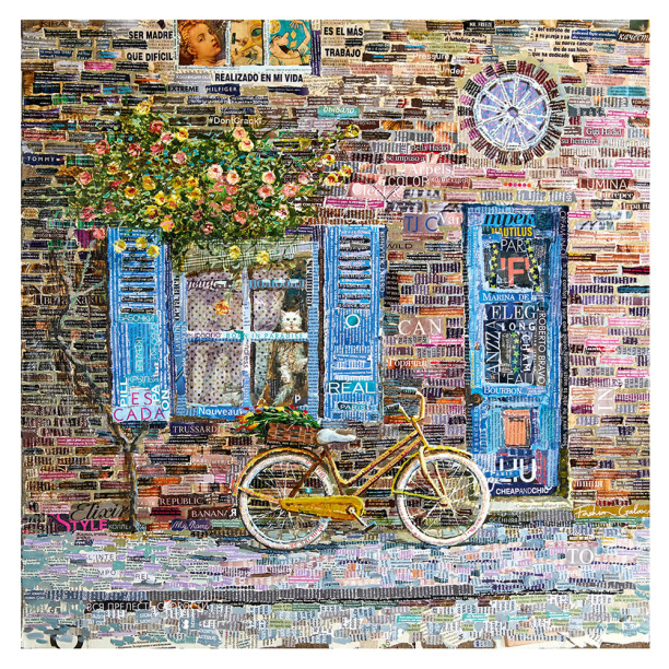 Канвас 40х40 см Улочка от магазина ЛесКонПром.ру