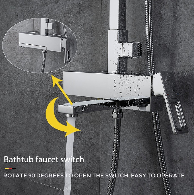 Душевая система Gappo G2418-1 Хром от магазина ЛесКонПром.ру