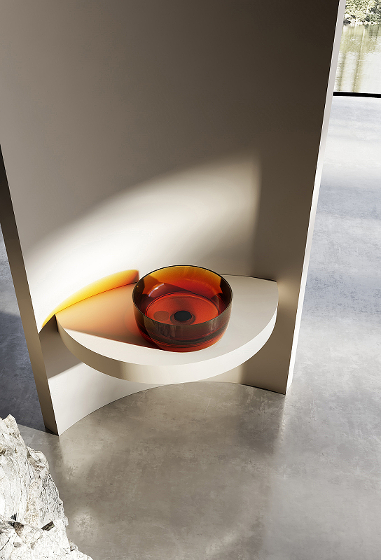 Раковина-чаша Abber Kristall 40 AT2804Opal Коричневая от магазина ЛесКонПром.ру