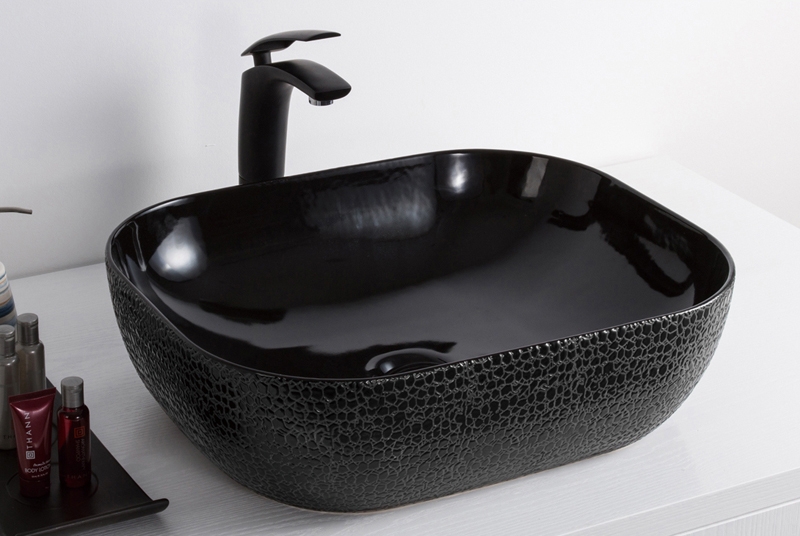 Раковина-чаша CeramaLux 50 D1302H004 Черная от магазина ЛесКонПром.ру
