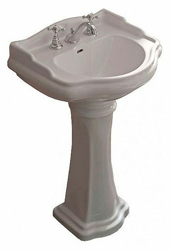 Раковина Kerasan Retro 55 104501*3 Белая от магазина ЛесКонПром.ру