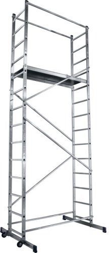 Вышка-тура алюминиевая АЛЮМЕТ "Техно 5" , рабочая высота 5м . Арт. 4207 от магазина ЛесКонПром.ру