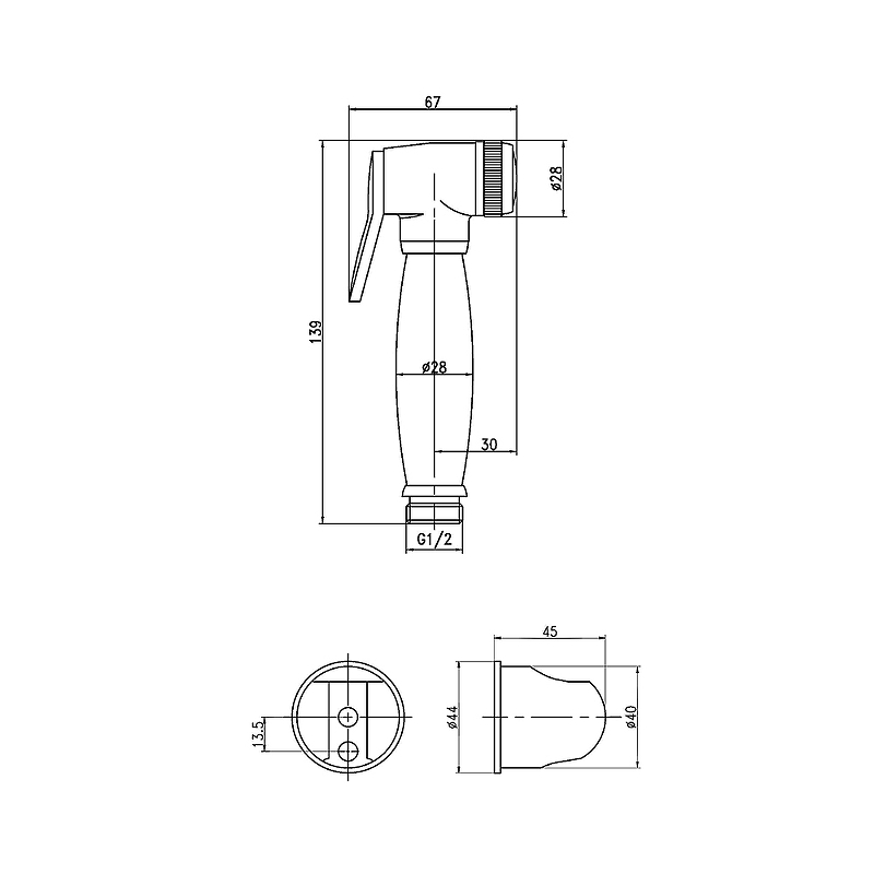 Гигиенический душ Lemark LM8087B Бронза от магазина ЛесКонПром.ру