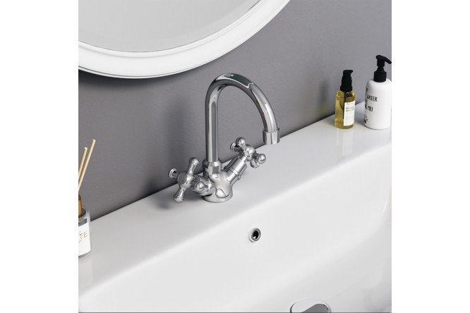 Смеситель для умывальника DAMIXA Retro 80529558 от магазина ЛесКонПром.ру